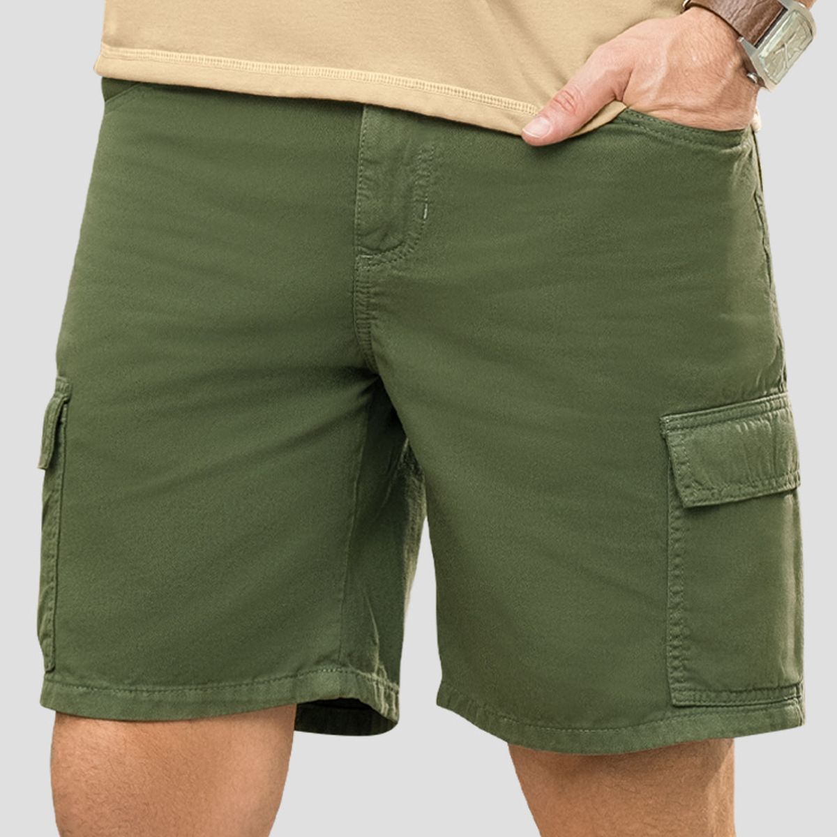 MARKETING PERSONAL - Bermuda Hombre Verde Mp 110344