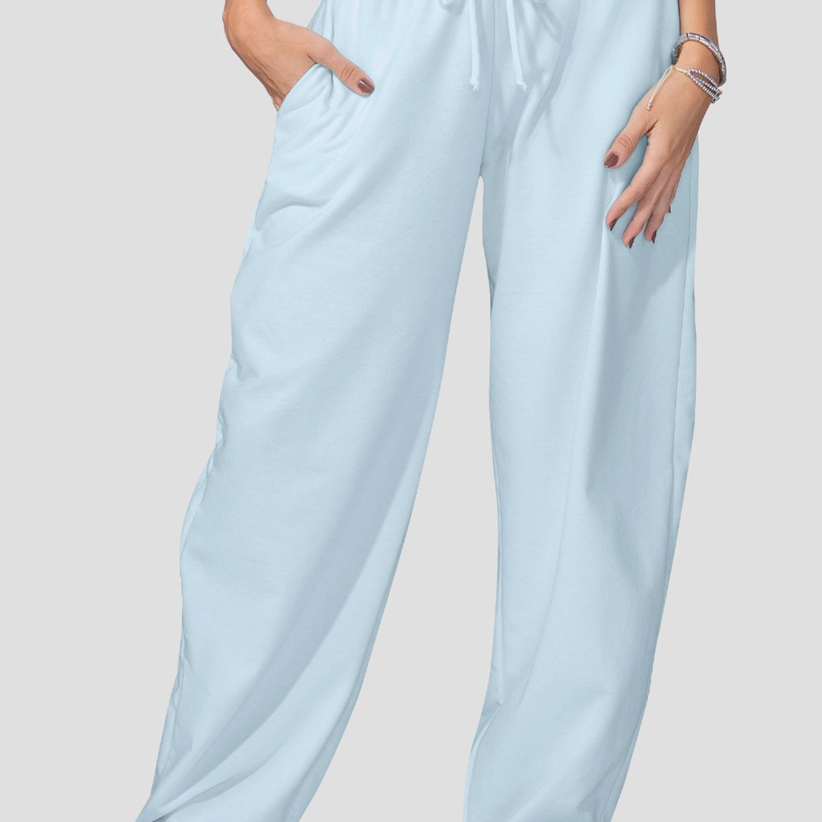 MARKETING PERSONAL - Pantalón Mujer Azul Baby Mp 110274