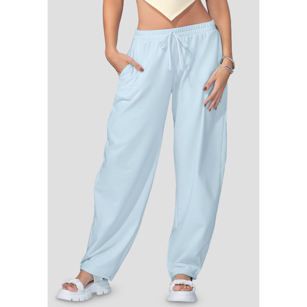 MARKETING PERSONAL - Pantalón Mujer Azul Baby Mp 110274