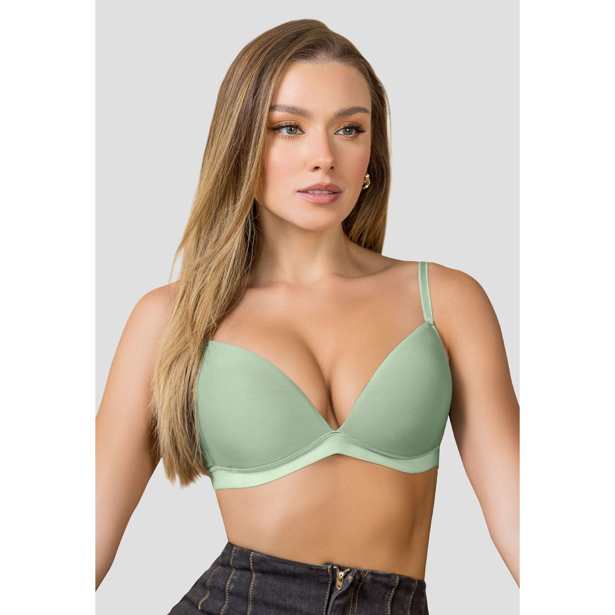 FORMAS INTIMAS - Brasier Mujer Verde Matcha Fi 77787