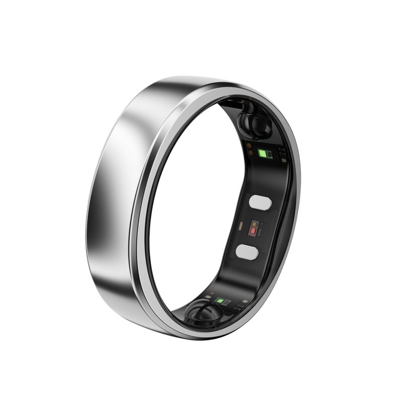 RINGCONN - Anillo inteligente RingConn Gen 2 Air Galaxy PlateadoTalla 8