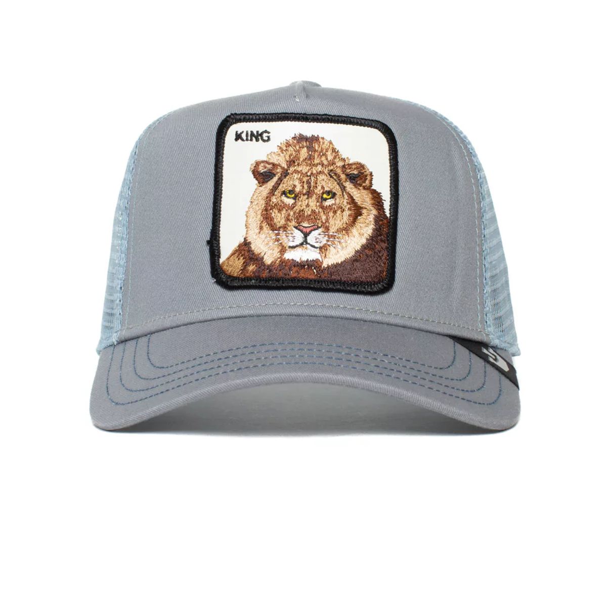 GOORIN BROS - Gorra Goorin Bros King León Gris Azul Claro - Original