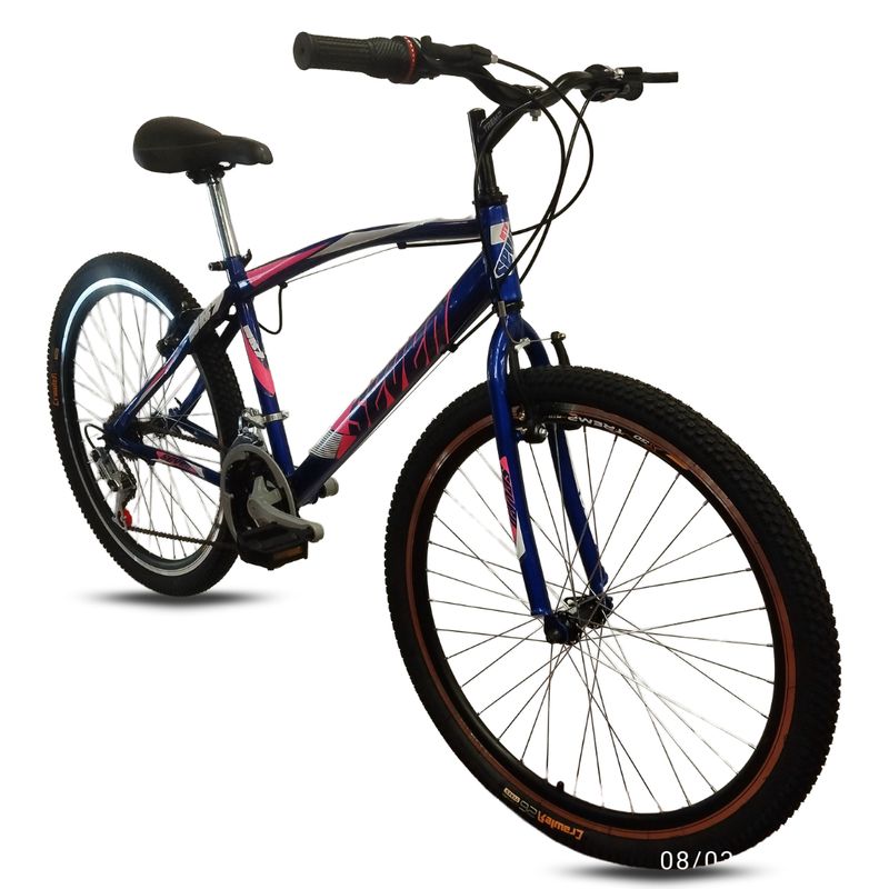ATILA - Bicicleta Dama 26 Rines en Aluminio 18 Cambios Azul