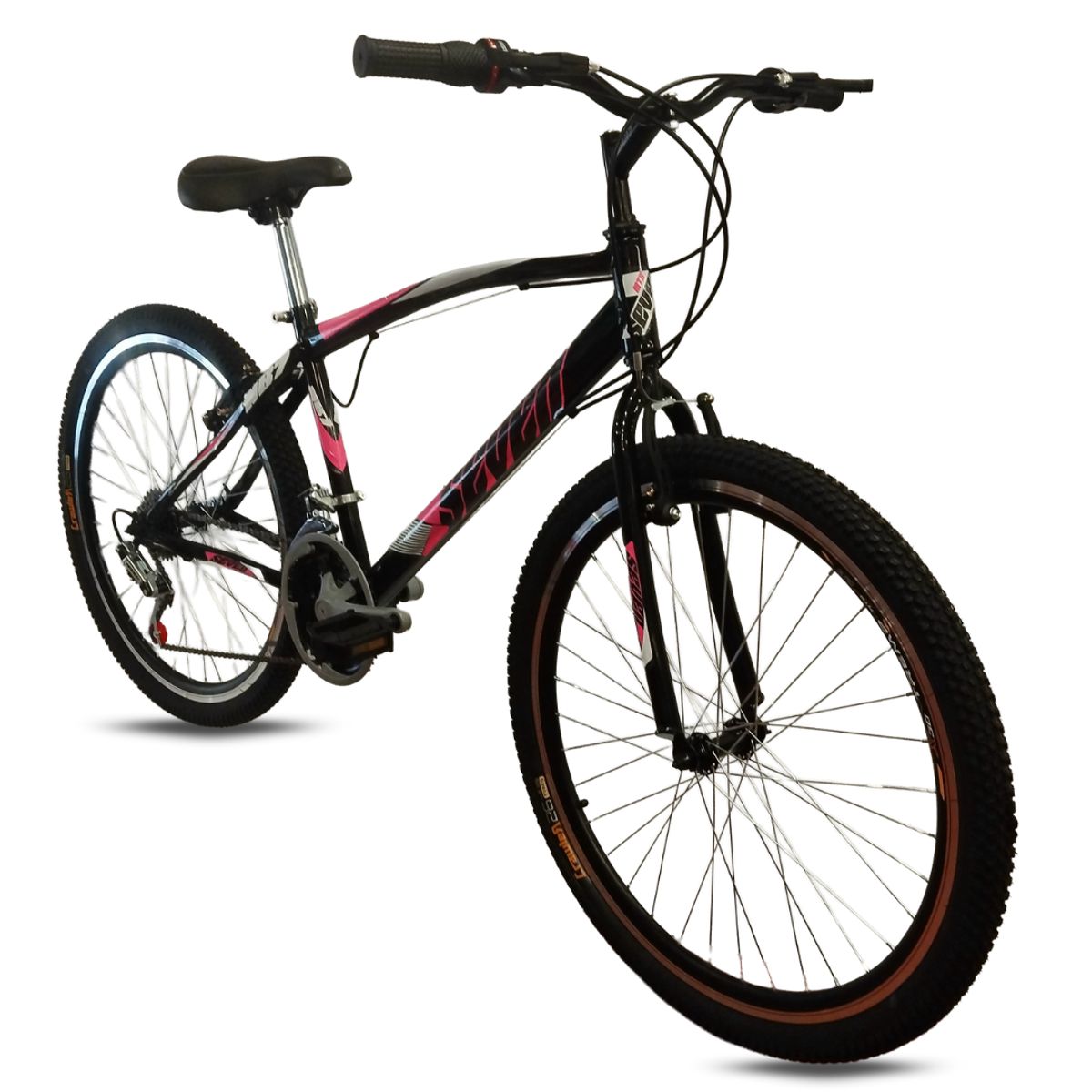 ATILA - Bicicleta Dama 26 Rines en Aluminio 18 Cambios Negra