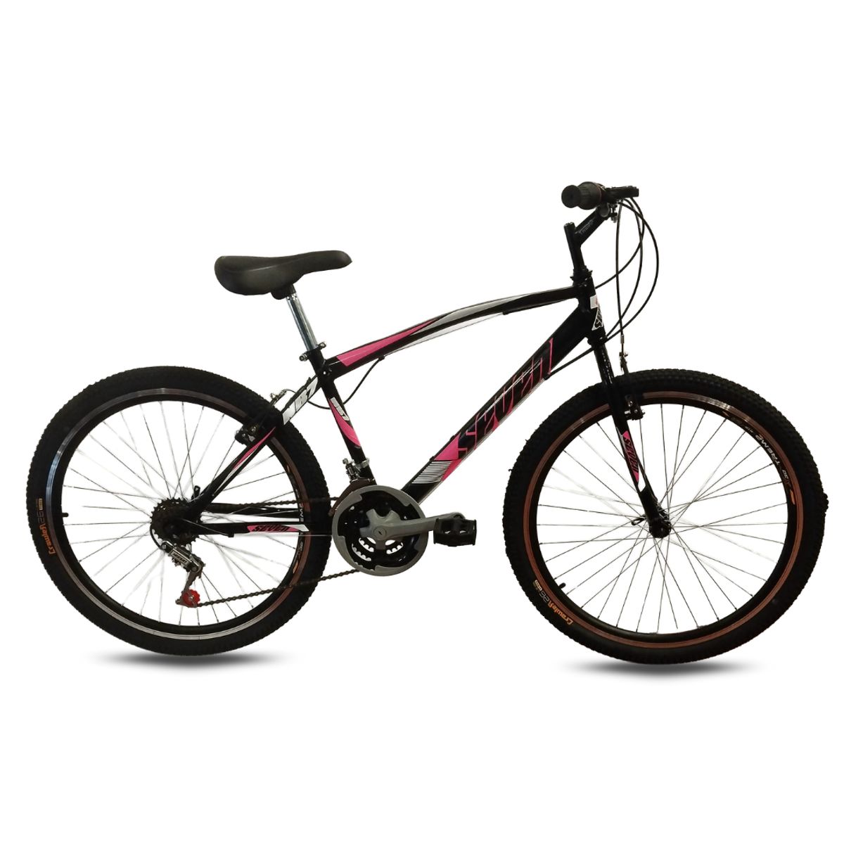 ATILA - Bicicleta Dama 26 Rines en Aluminio 18 Cambios Negra