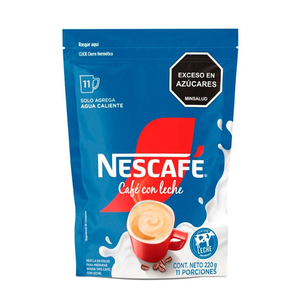 NESCAFE - Café Nescafé con Leche x 220g
