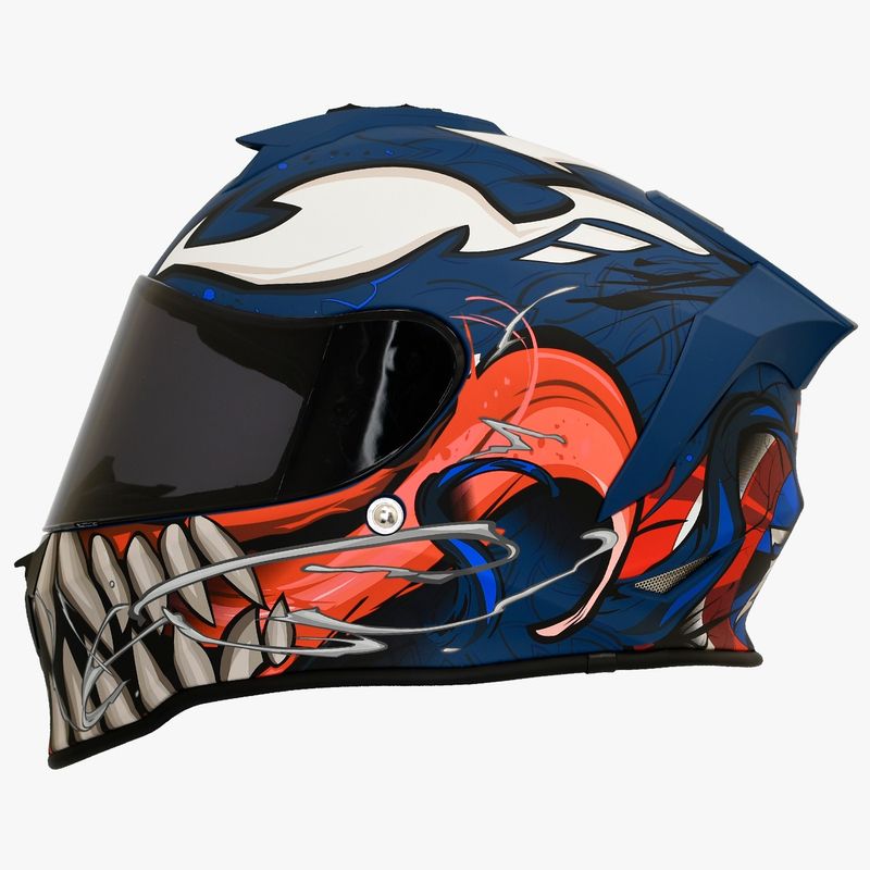 X SPORTS - CASCO X SPORTS V151 ECE2206 MARVEL CAPITAN AMERICA AZUL TL L