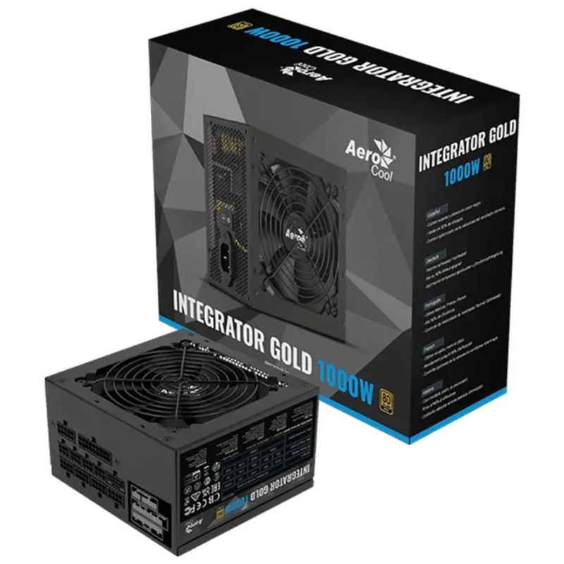 AEROCOOL - Fuente Aerocool Integrator Gold 1000W