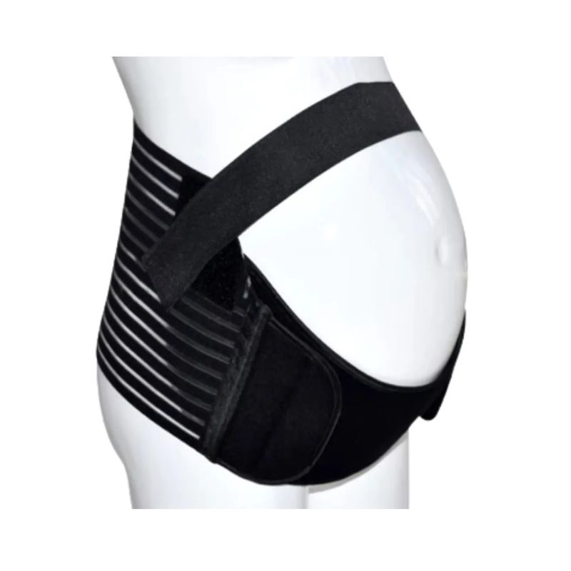 GENERICO - Banda Abdominal Para Embarazo Faja Negra