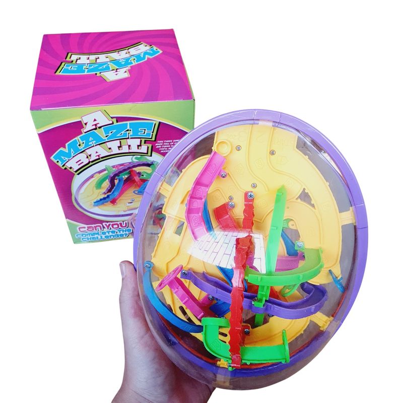 GENERICO - Esfera Laberinto Ovalada 200 Niveles Puzzle Reto Meto Mental