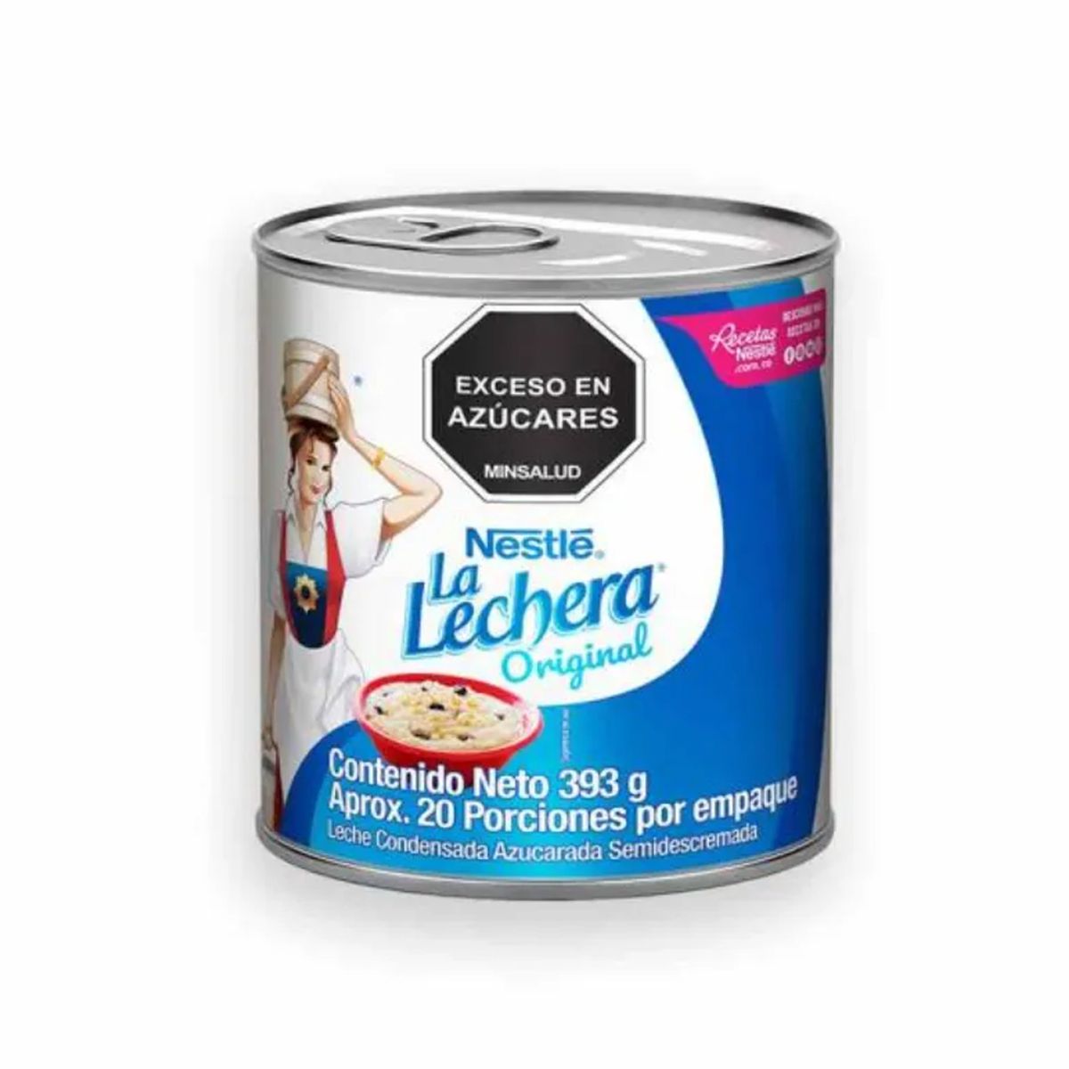 NESTLE - Leche condensada La Lechera Lata x 393 Gramos