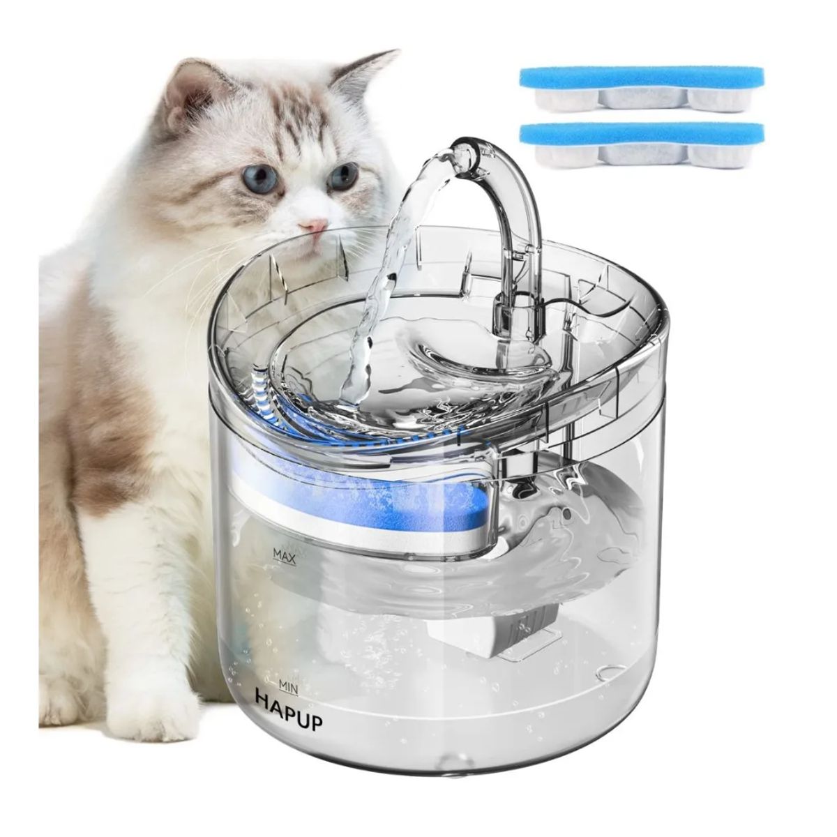 GENERICO - Fuente De Agua Gatos Bebedero Automatico Dispensador Agua