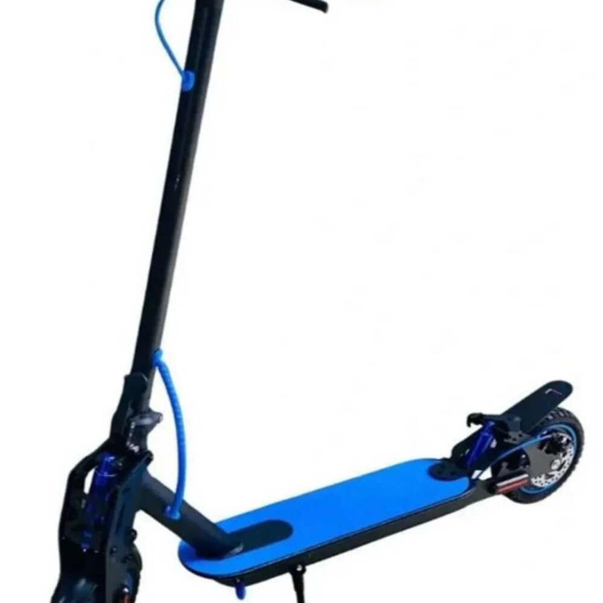 GENERICO - Patineta Azul Eléctrica Portátil Con Amortiguador Frontal