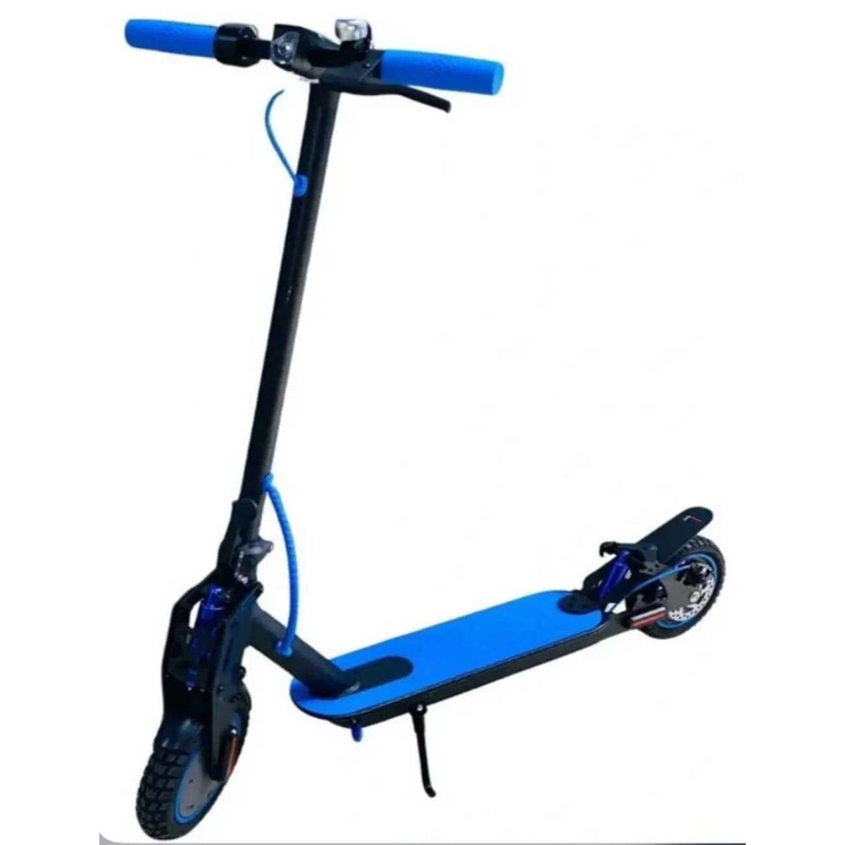 GENERICO - Patineta Azul Eléctrica Portátil Con Amortiguador Frontal