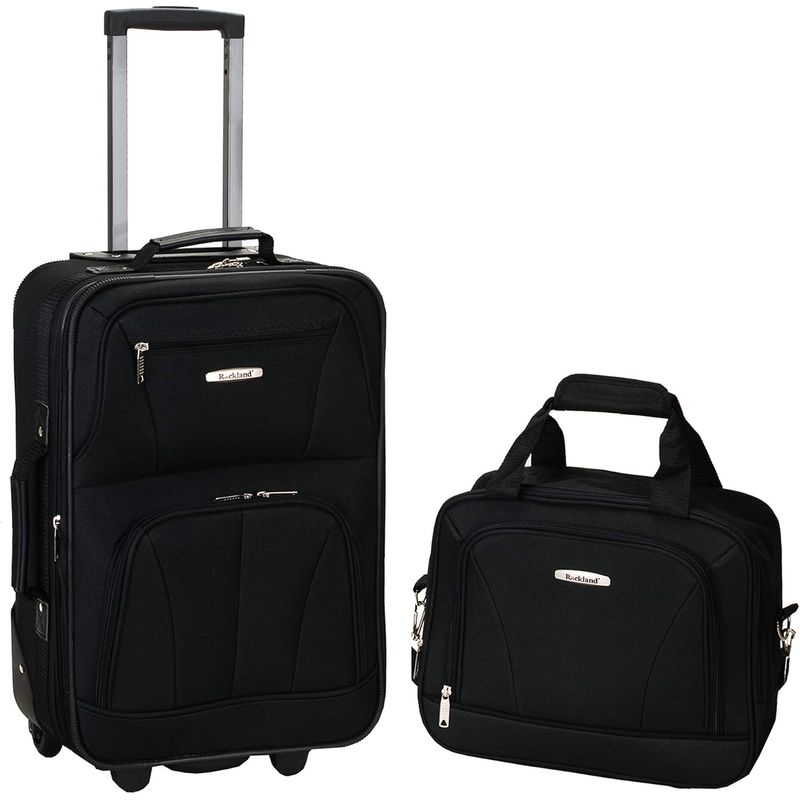 ROCKLAND - Maleta de mano Rockland Softside 2 piezas Expandible 1419