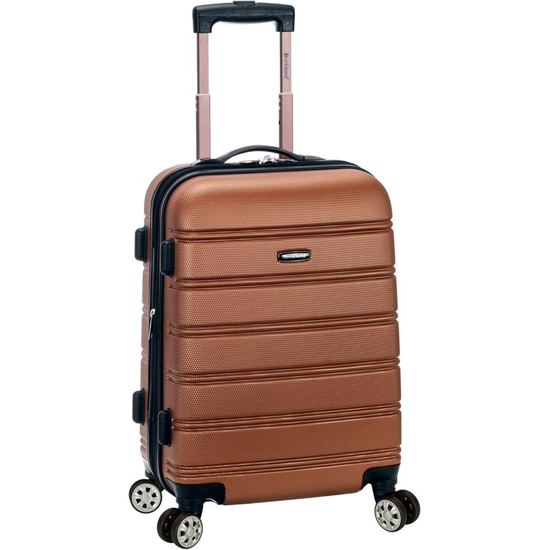 ROCKLAND - Maleta de mano con ruedas expandible Rockland Melbourne Hardside 20