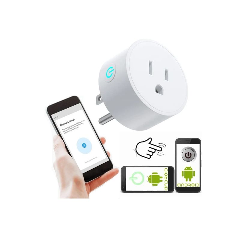 GENERICO - Enchufe Inteligente Toma Wifi Smart Echo Alexa Google Y Siri