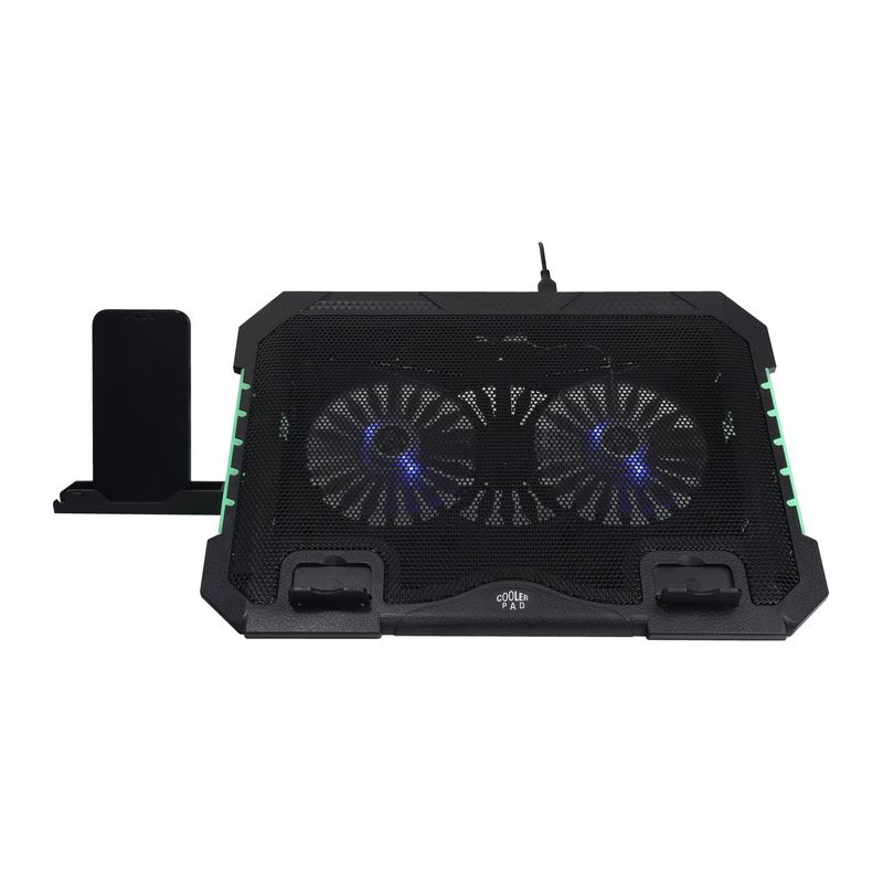 JALTECH - Base  Refrigerante Gaming Para Portatil Jaltech 2fans