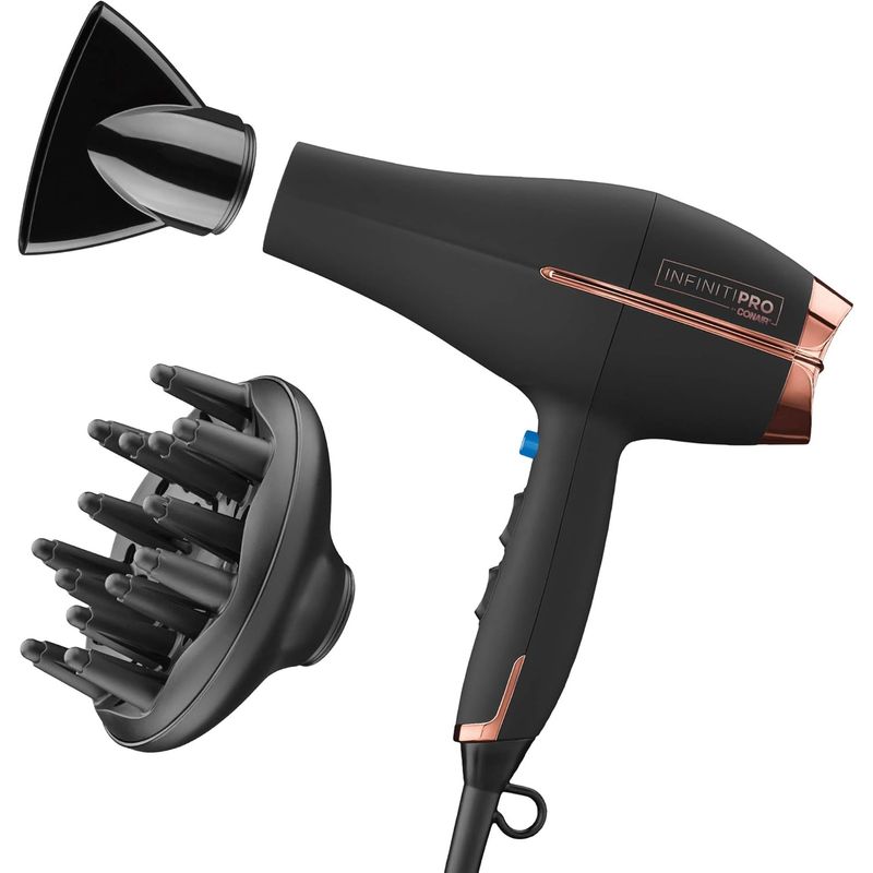 CONAIR - Secador de pelo INFINITIPRO BY CONAIR con difusor y motor AC
