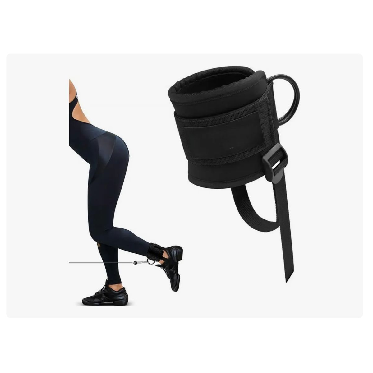 GENERICO - Grillete Gym Correa Tobilleras Para Máquinas Gimnasio