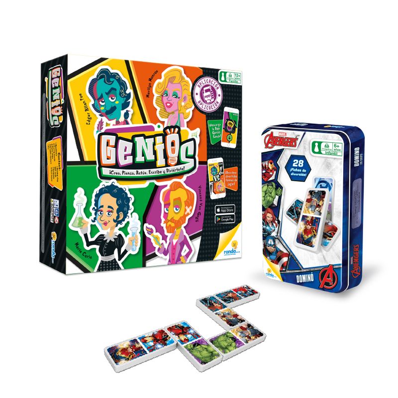RONDA - Oferta 70 - Domino Lata Avengers +Genios 11