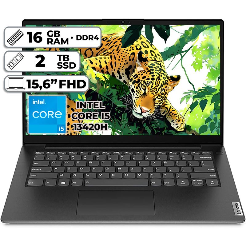 LENOVO - PORTÁTIL LENOVO V15 G4 INTEL CORE I5-13420H 16GB DDR4 2TB SSD 156 FHD