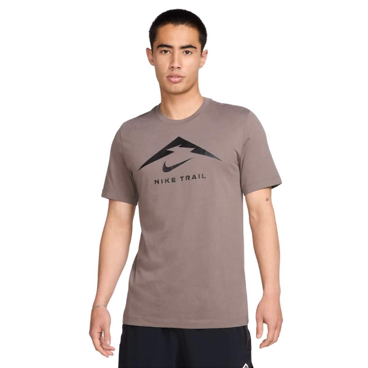 NIKE - Camiseta Nike Dri Fit Tee Trail Hombre-Café