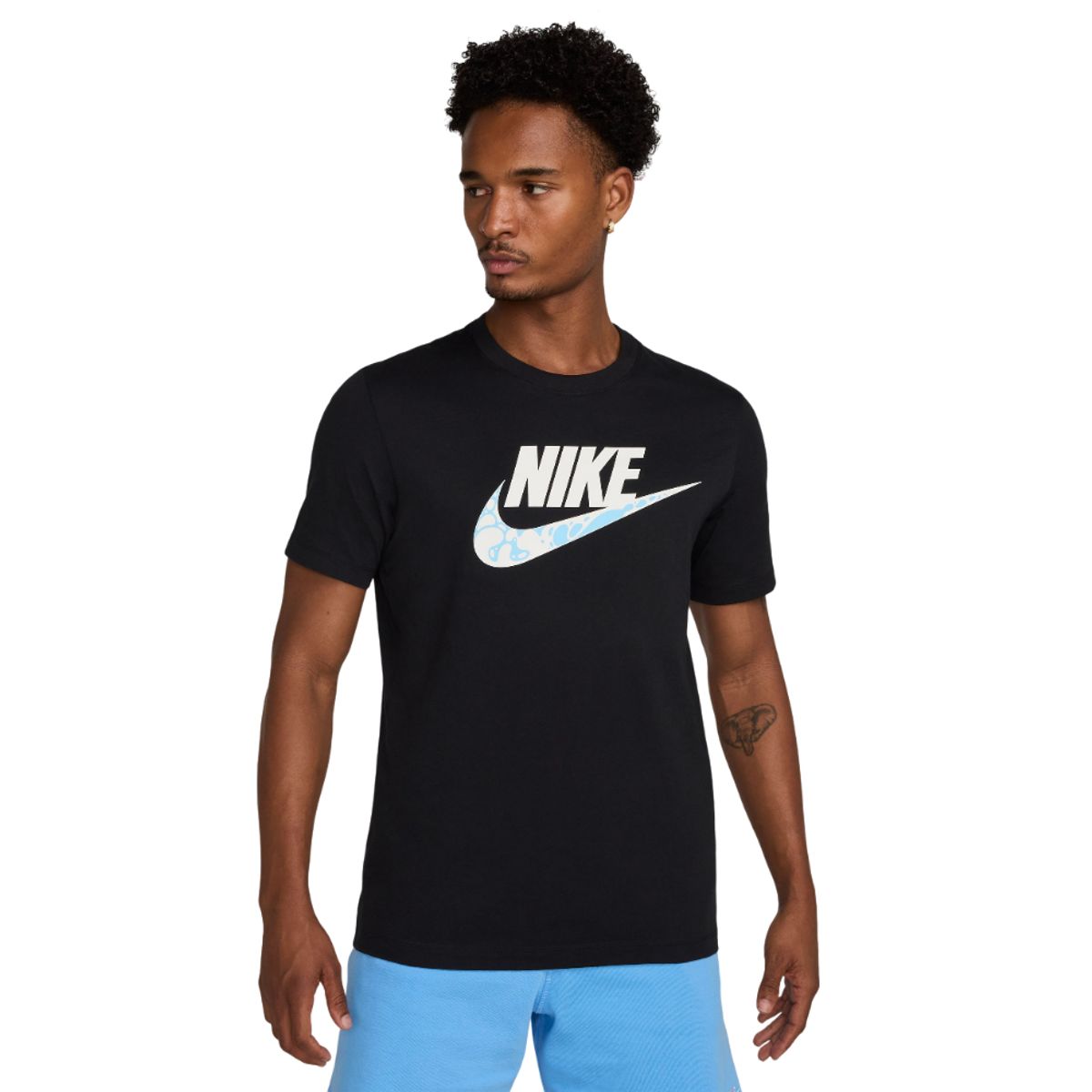 NIKE - Camiseta Nike M Nsw Tee 12Mo Futura Fs Hombre -Negro