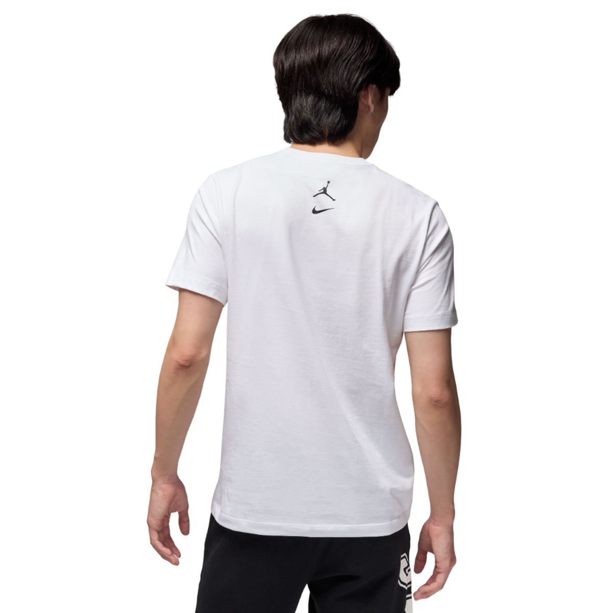 NIKE - Camiseta Nike M J Mvp Wm Ss Crew Hombre -Blanco
