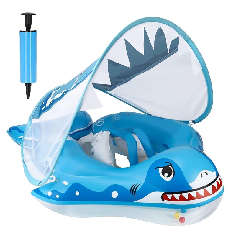 MUNDO BEBE - Flotador De Natación Para Bebes Con Cubierta De Proteccion