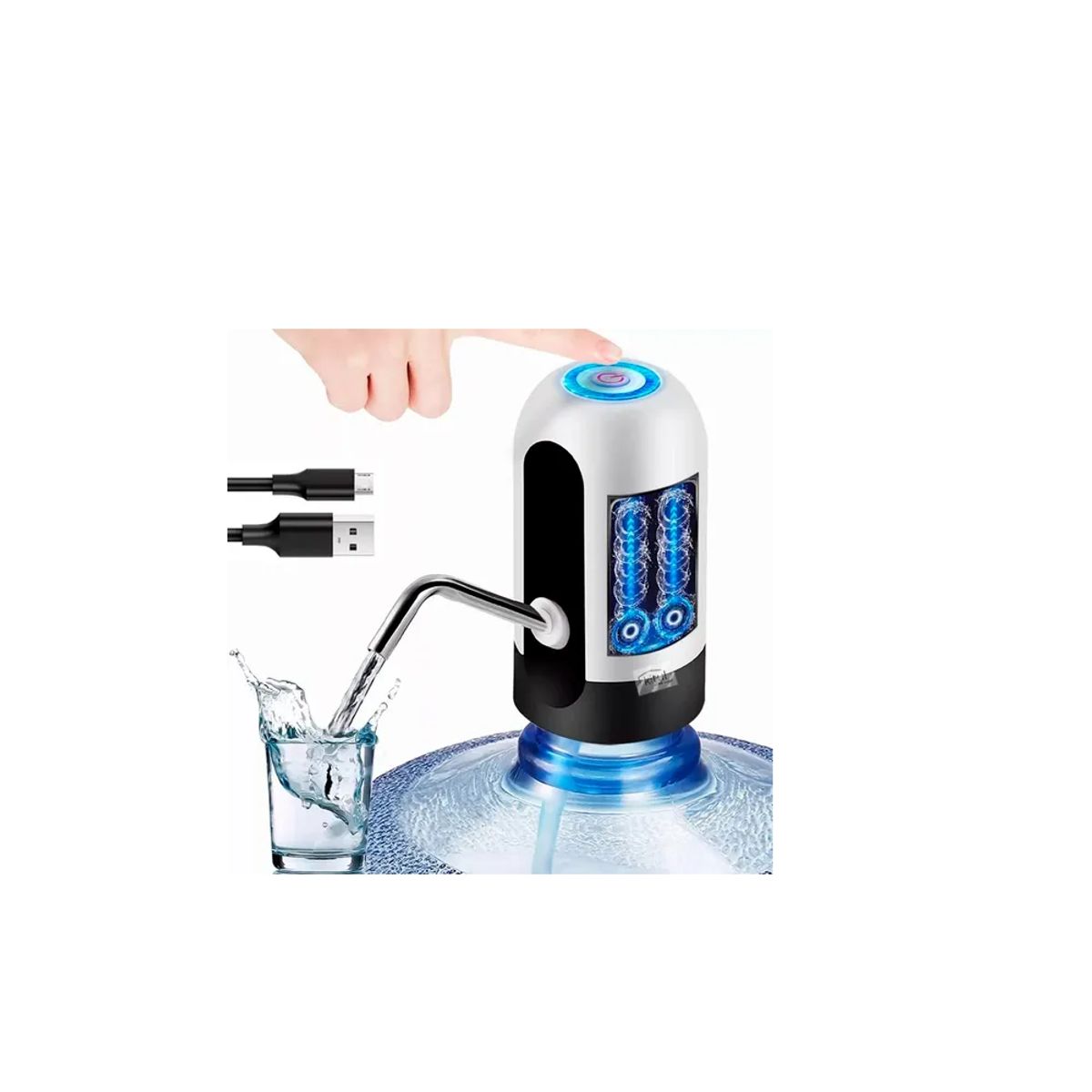 SKY - Dispensador De Agua Recargable Para Botellón Bomba Electrica