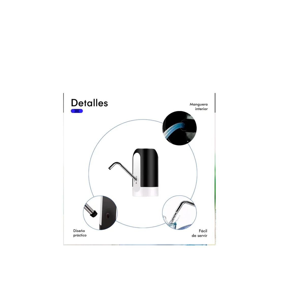 SKY - Bomba extractor de agua USB de alta resistencia de 201005