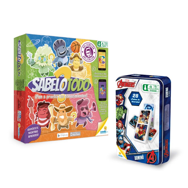 RONDA - Oferta 71 - Domino de lata Avengers +Sabelotodo 09