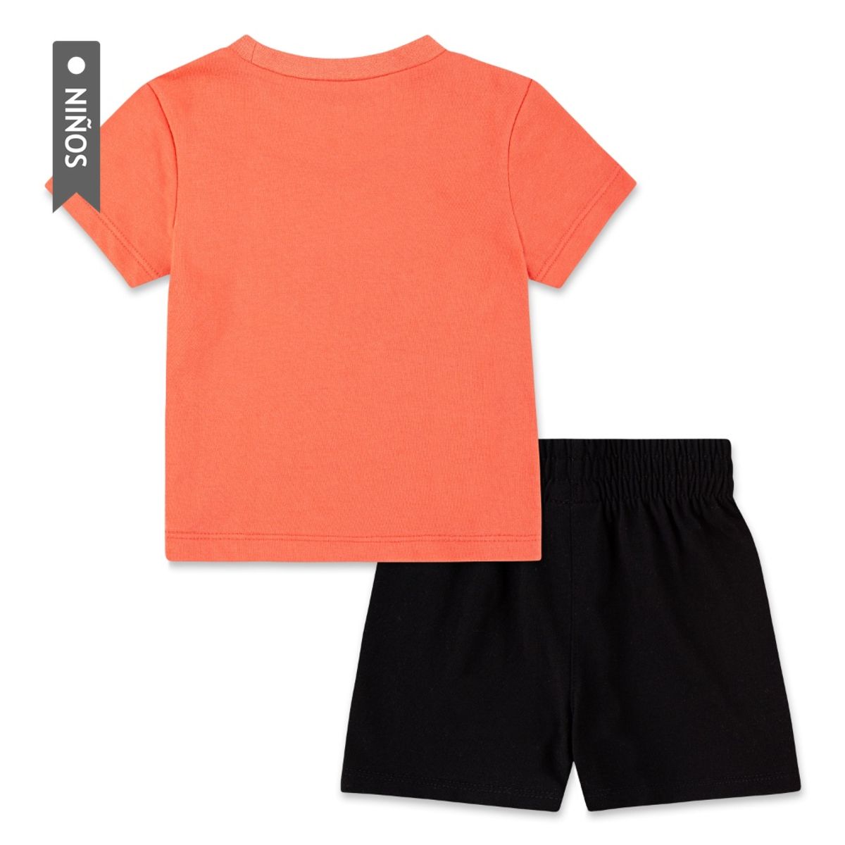 NIKE - Conjunto Nike B Nsw On The Move Jrsy Infantes-Naranja/Negro