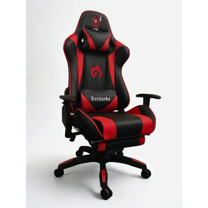 JYM - Silla Gamer Profesional Premium Cuero PU 170º Reclinable - Roja