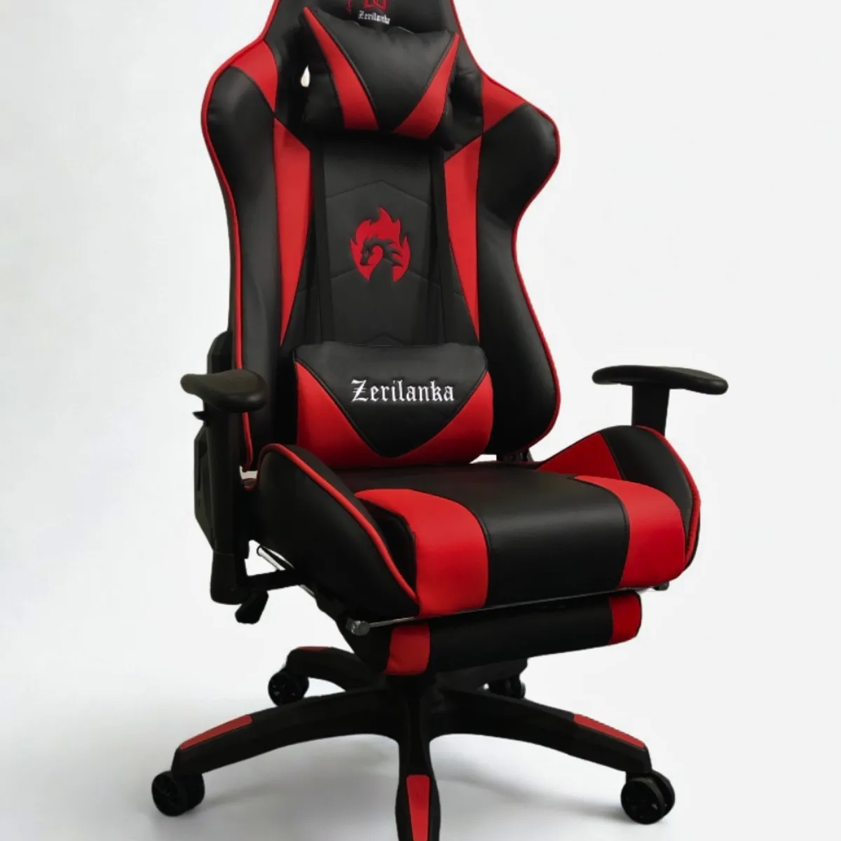 JYM - Silla Gamer Profesional Premium Cuero PU 170º Reclinable - Roja