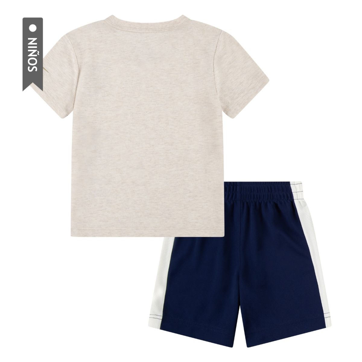 NIKE - Conjunto Nike Jdi Top And Short Set Niño-Beige/Azul