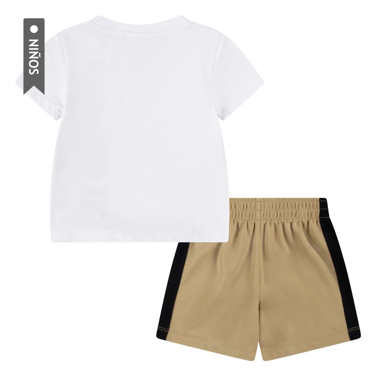 NIKE - Conjunto Nike Jdi Top And Short Set Infantes-Blanco/Café
