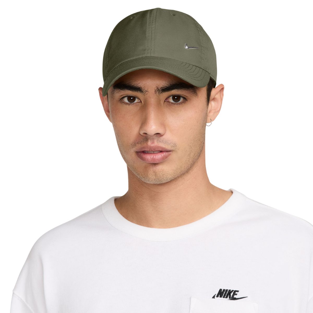 NIKE - Gorra Nike Dri Fit Club Metal Swoosh Hombre-Verde
