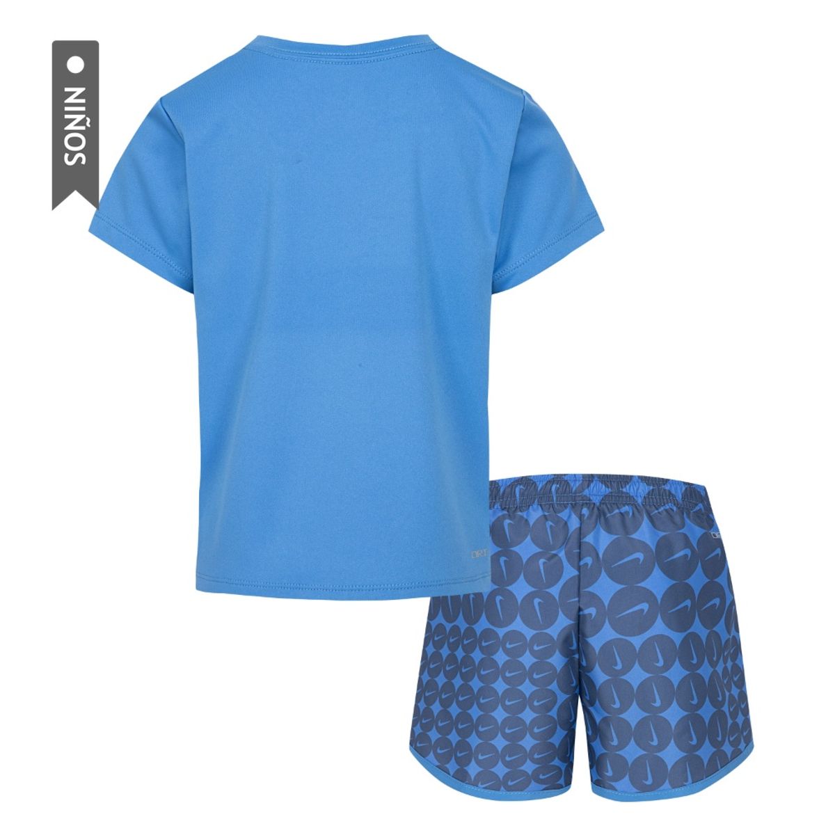 NIKE - Conjunto Nike Essentials Aop Sprinter Se Niña-Azul