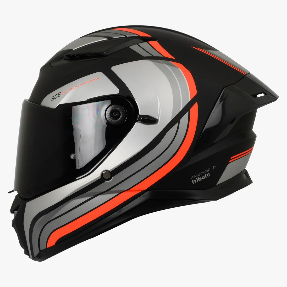 SPARTAN - CASCO SPARTAN PANTHER ECE2206 DOBLE VISOR TRIBUTE GRIS MATE