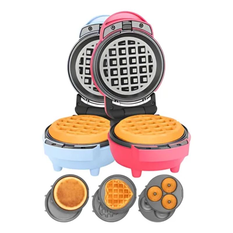 GENERICO - Mini waflera antiadherente 4 en 1