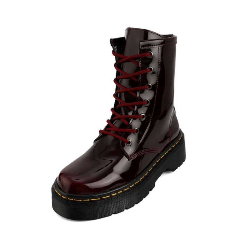 VILLABONR - Bota Charol Mujer VillabonR VMD-5033 Vinotinto