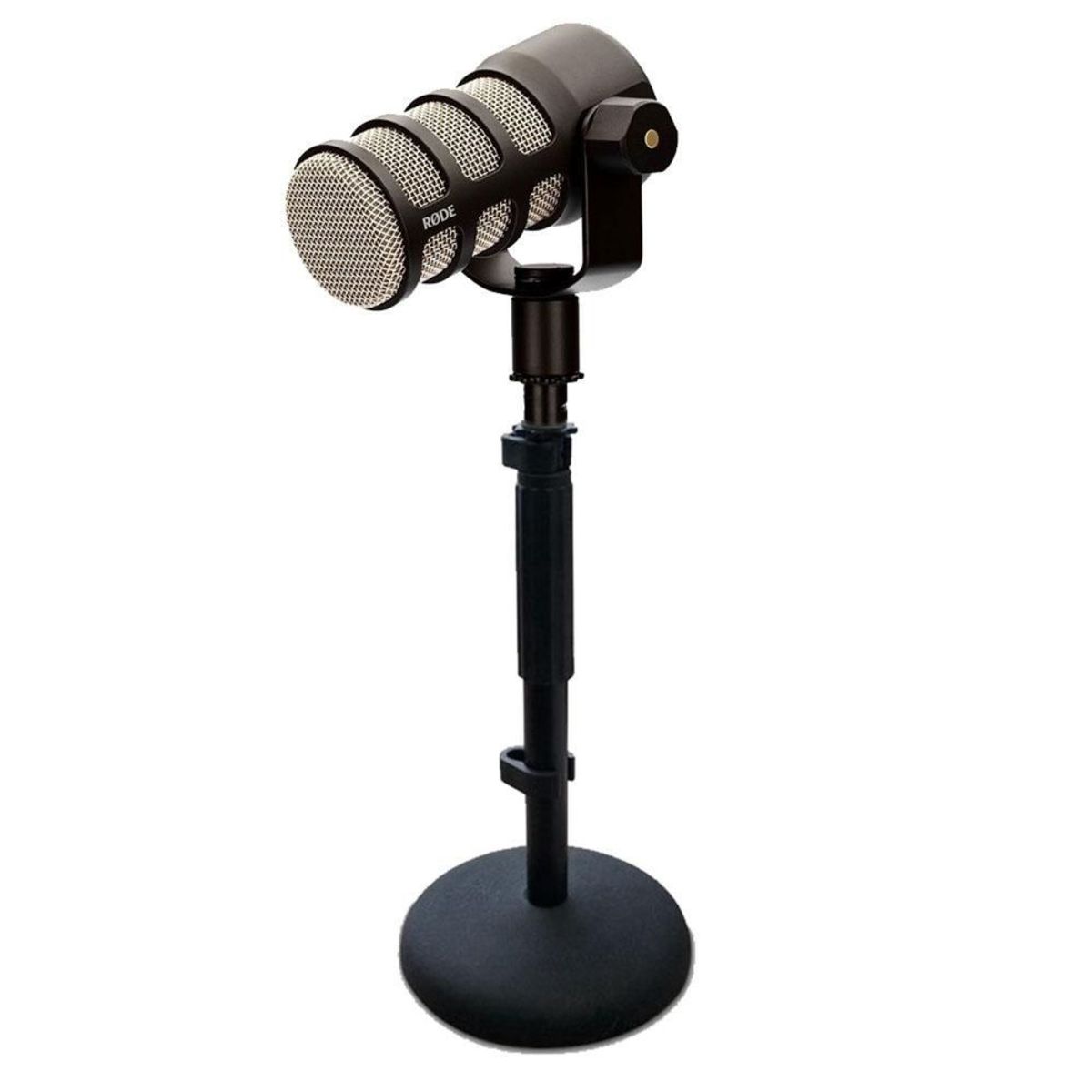 RODE - Kit Rode Podmic con Soporte micrófono para podcast condensador cardioide