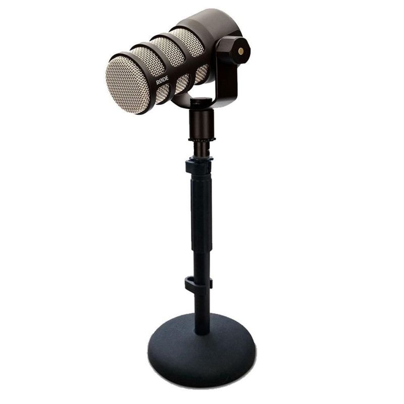 RODE - Kit Rode Podmic con Soporte micrófono para podcast condensador cardioide