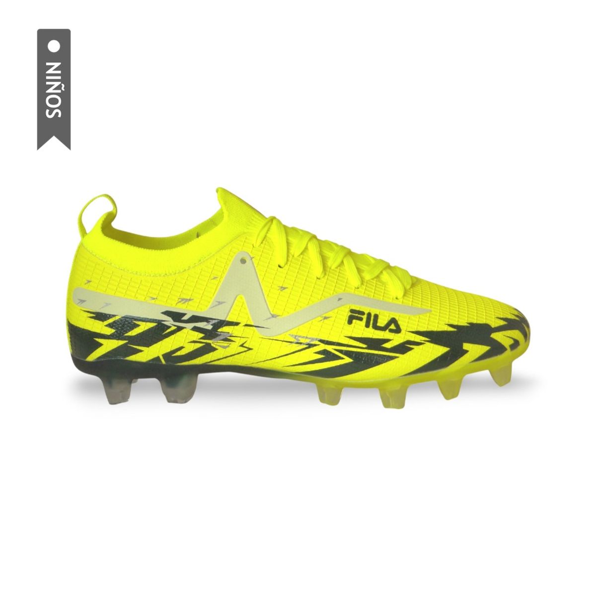 FILA - Guayos Fila Hyperflex Fg Niño-Verde Neon