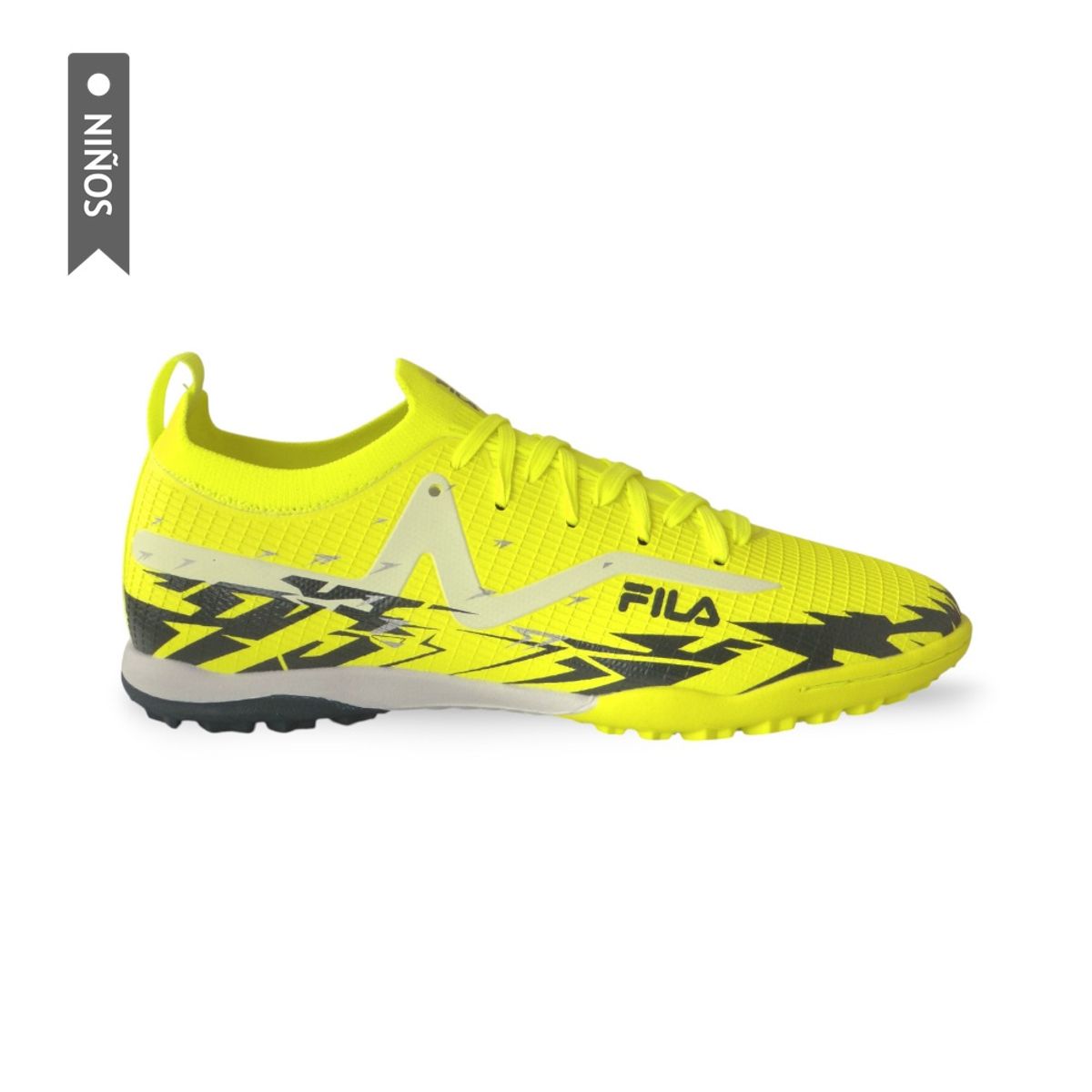 FILA - Zapatillas Fila Hyperflex Turf Niño-Verde Neon