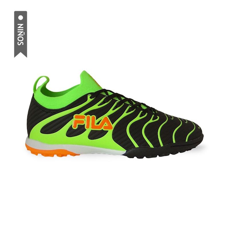 FILA - Zapatillas Fila Hyperflex Turf Niño-Negro
