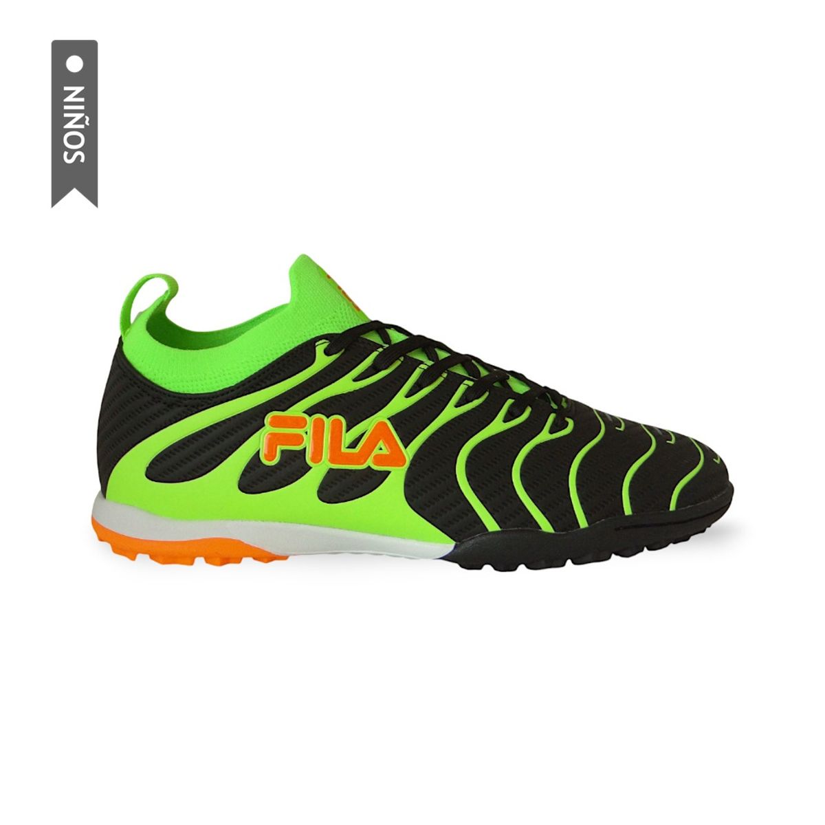 FILA - Zapatillas Fila Hyperflex Turf Niño-Negro