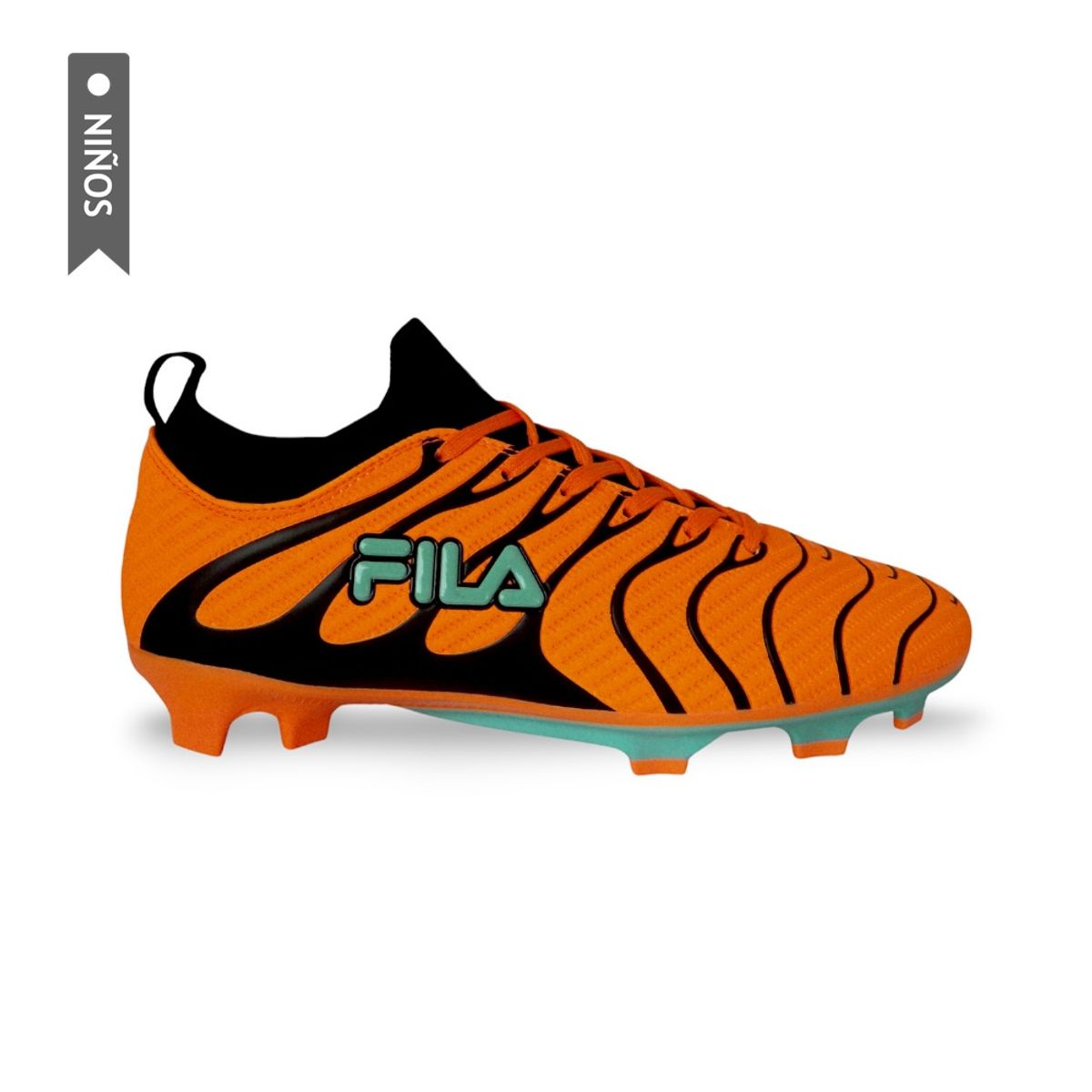 FILA - Guayos Fila Hyperflex Fg Niño-Naranja